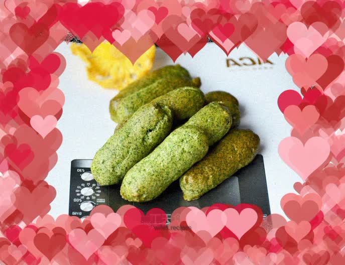 Spinach finger cakes