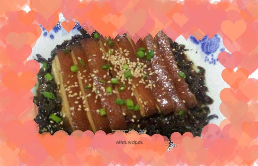 Braised pork with pickled vegetables - simple recipe