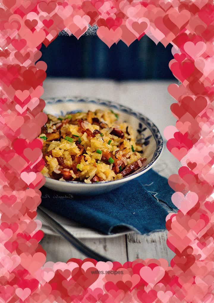 【Stir-fried wax glutinous rice】