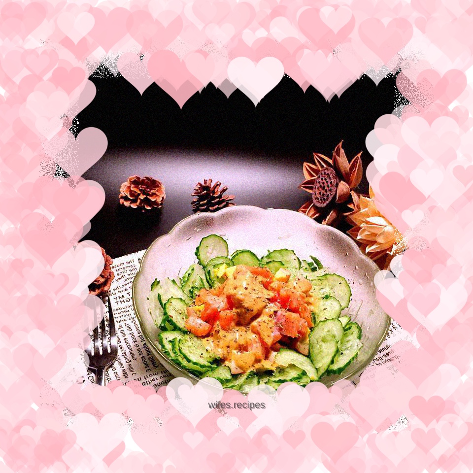 Salmon and Cucumber Salad