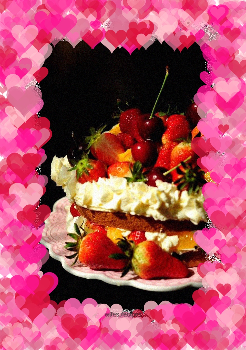 Fresh Fruit Naked Cake