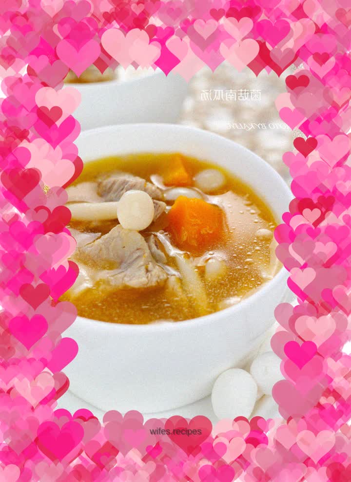 【Mushroom Pork Ribs Soup】