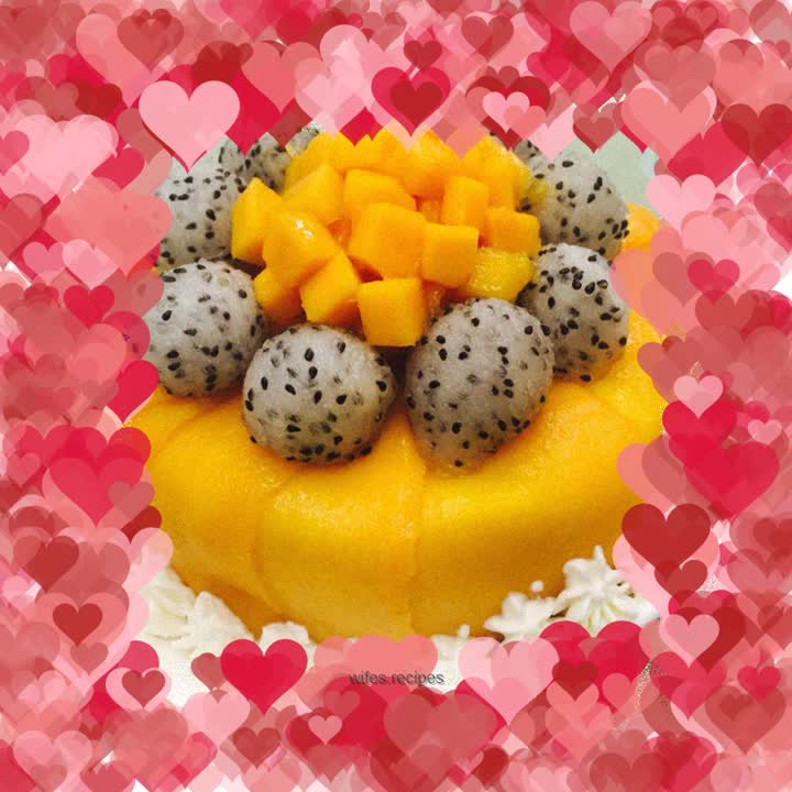 Mango chiffon cake