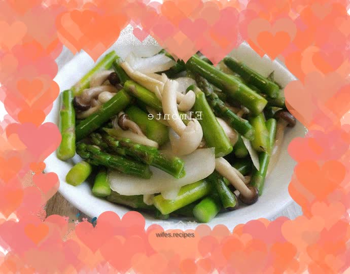 Sautéed Asparagus and Mushrooms
