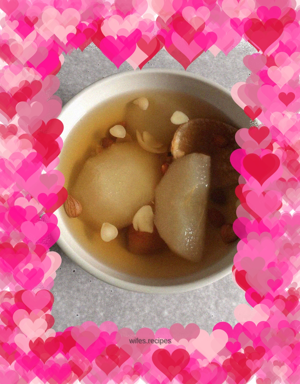 Tangerine peel, lily and pear syrup