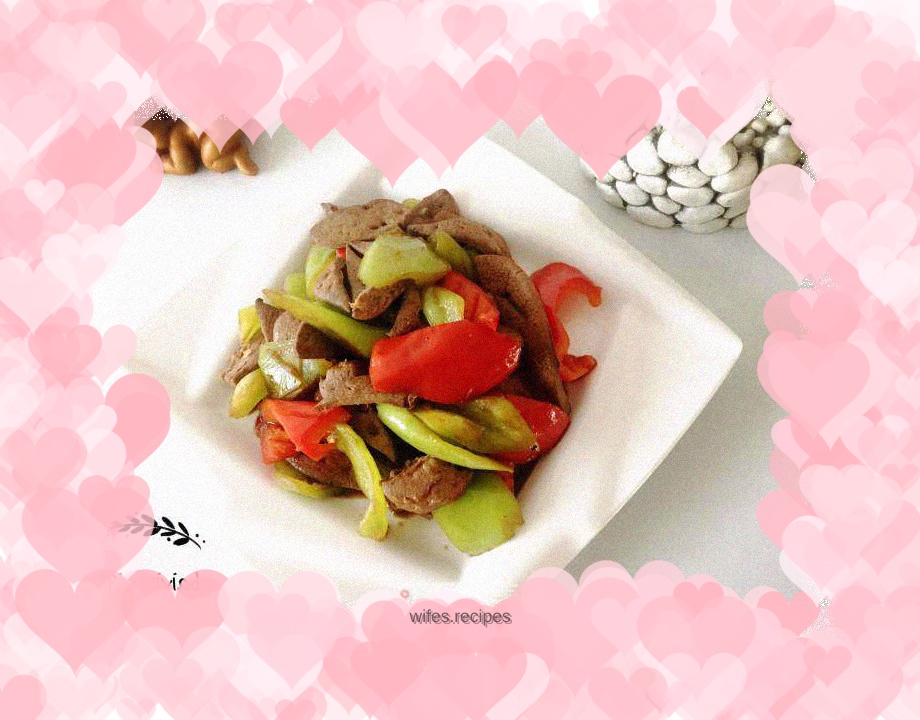 Fried Pork Liver with Chili Pepper