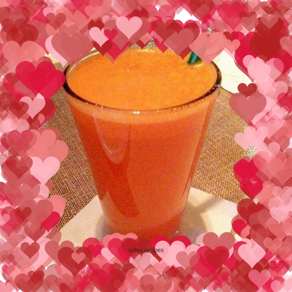Hawthorn carrot vegetable juice