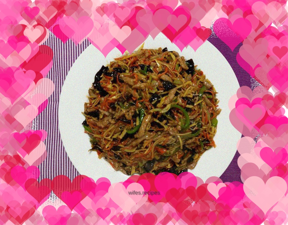 Fish-flavored shredded pork