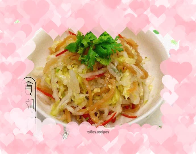 Lemon sting peel and cabbage core ☆Big jellyfish peel 3