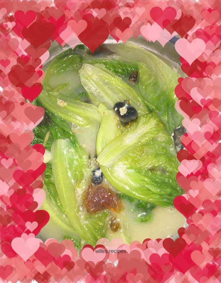 Preserved Egg Lettuce Soup