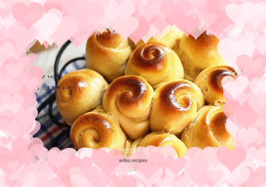 [Milk Golden Bread Rolls]: Different ways to make bread