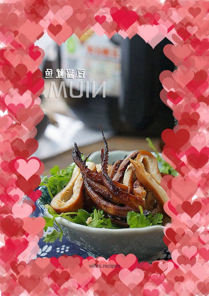 Squid with bean paste