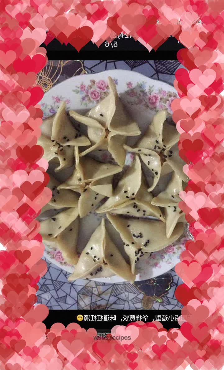 Fried dumplings with fresh meat