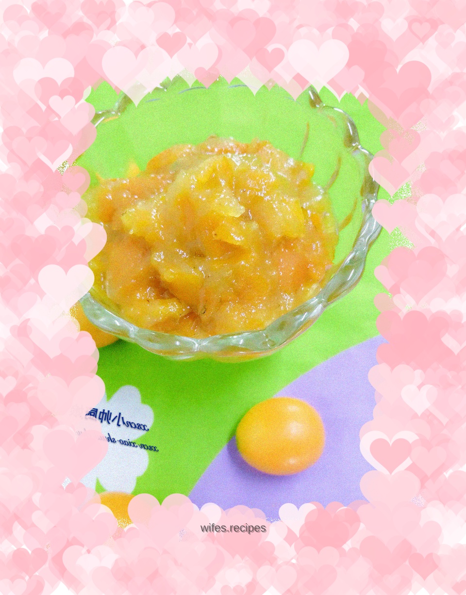 Homemade Kumquat Sauce~Kumquat Honey Rock Sugar Tea Sauce