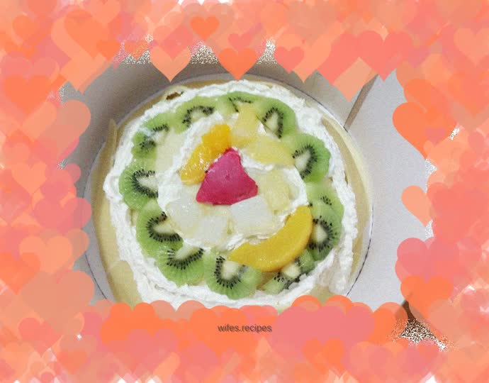 Thousand layer fruit cake