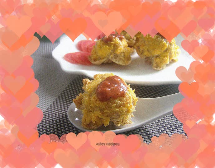 Black pepper stuffed tofu