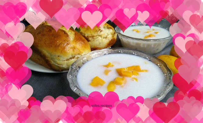 Corn coconut milk sago