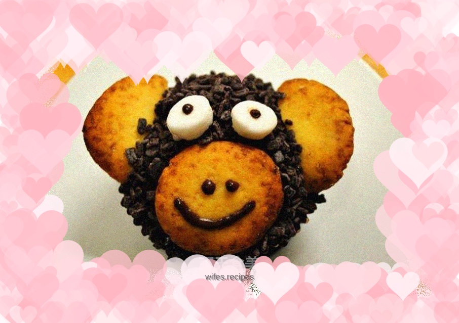 Monkey flavored waffles for the Year of the Monkey!