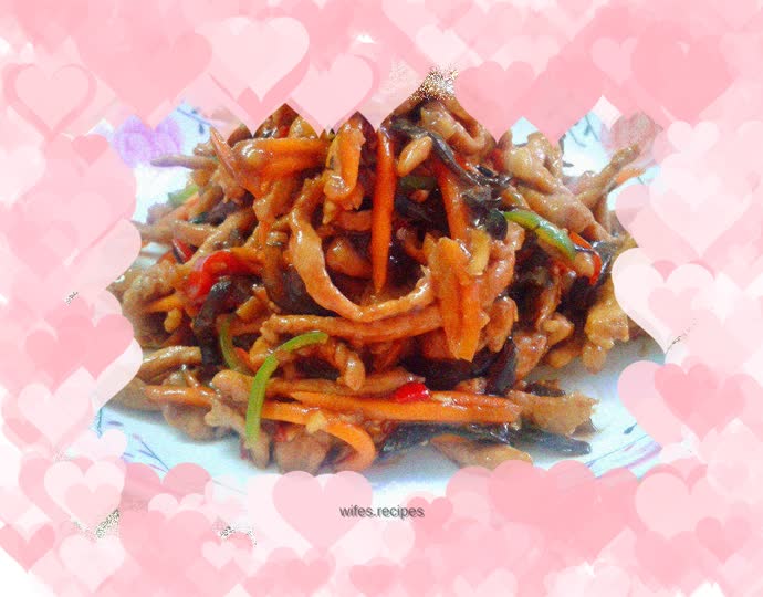 Fish-flavored shredded pork