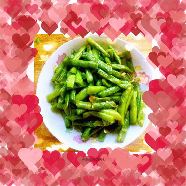 Stir-fried green beans
