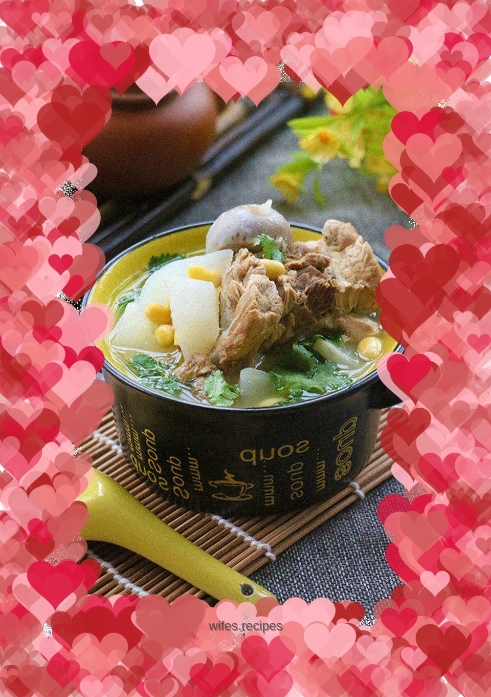 Carrot, Soybean and Stick Bone Soup