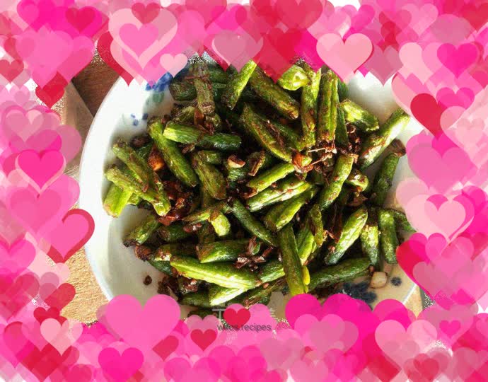 Stir-fried green beans