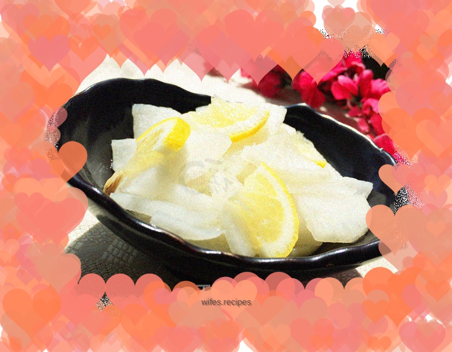 Lemon Pickled Daikon