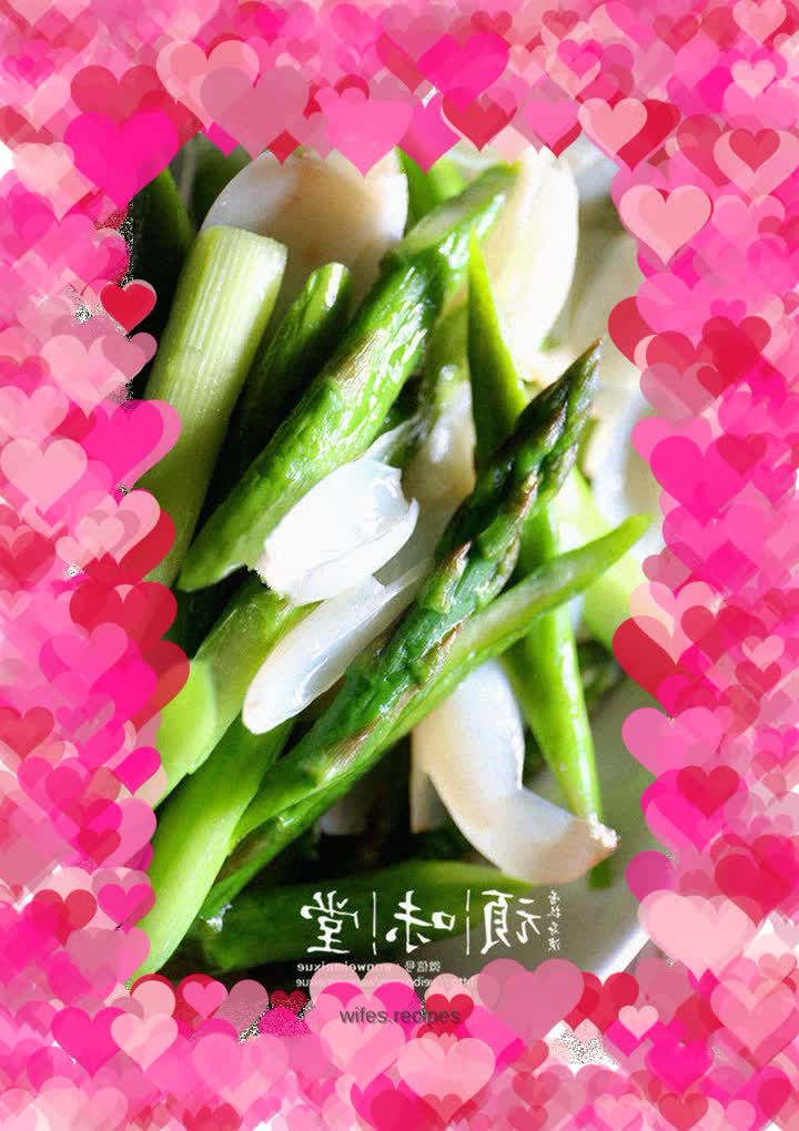 Stir-fried Asparagus and Lily