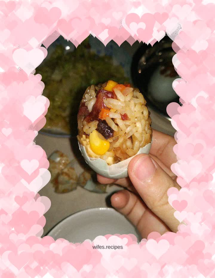 Cute glutinous rice eggs