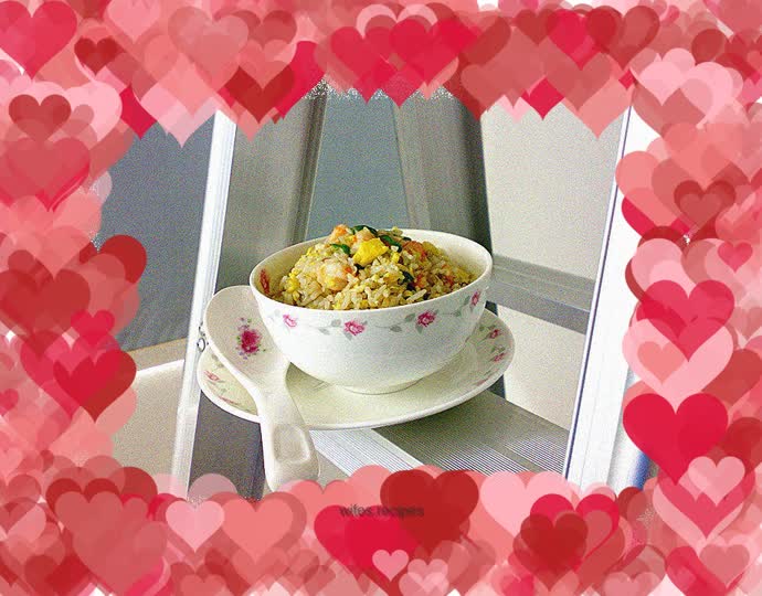 Chili Shrimp and Egg Fried Rice