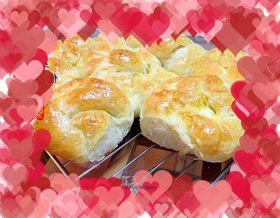 Old-fashioned bread baked in three minutes!