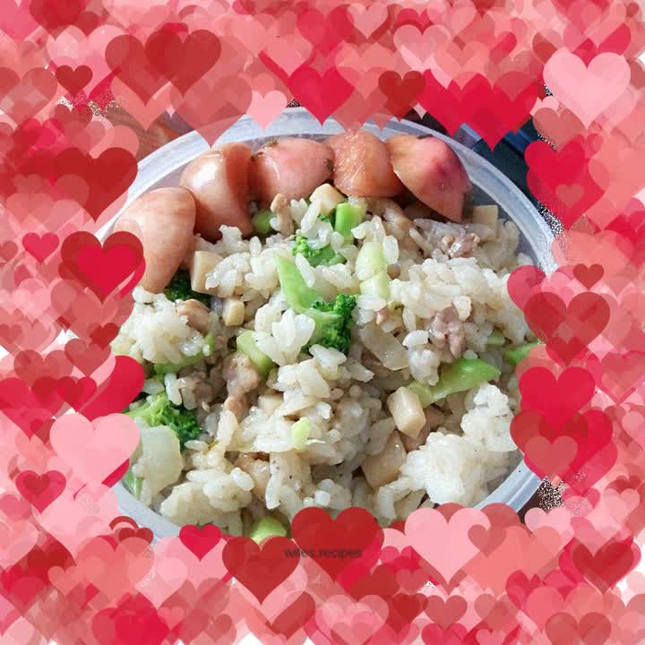 Nutritious fried rice with less oil for office workers