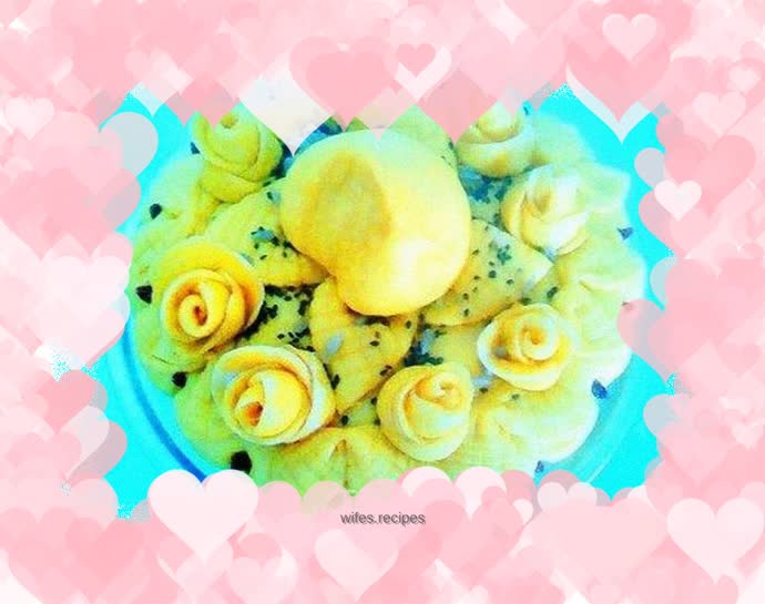 Homemade steamed buns for Chinese New Year