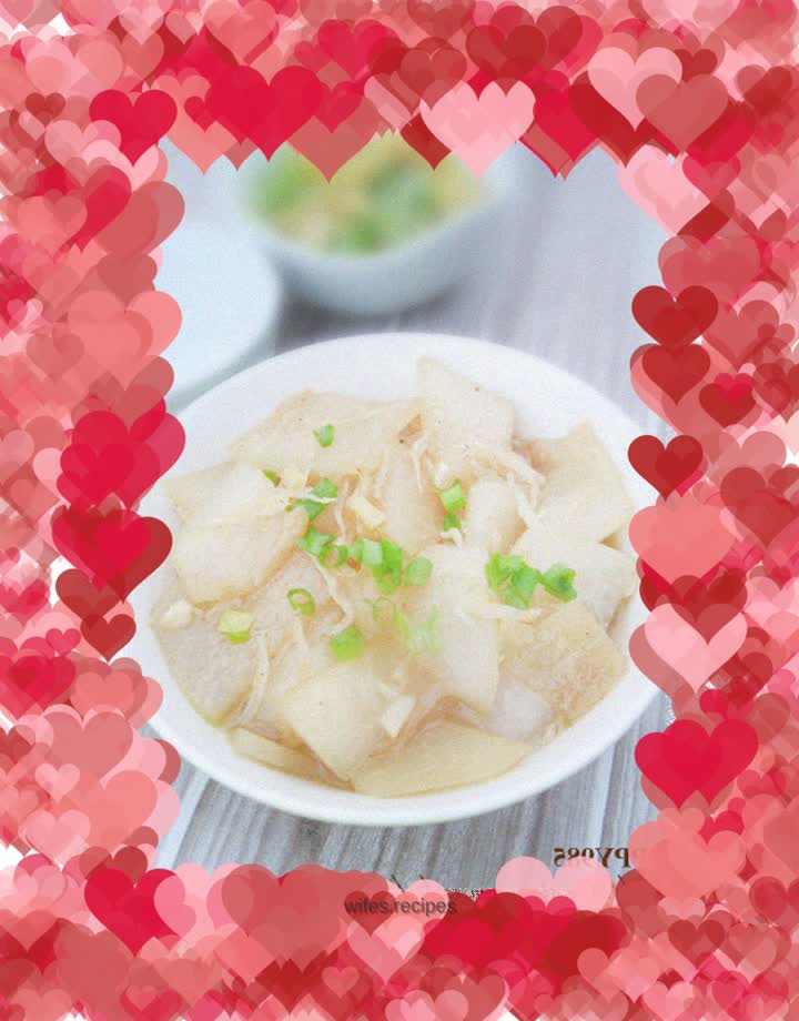 【Winter Melon Little Whitebait】Delicious winter melon