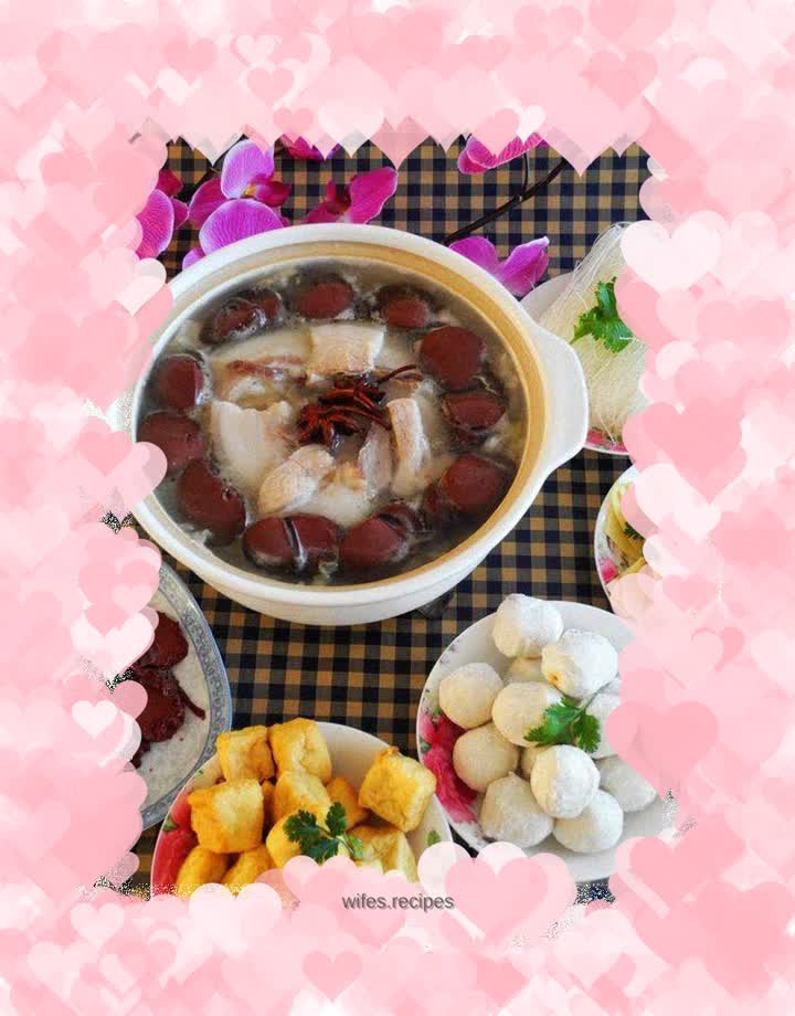 Sauerkraut and White Meat Hot Pot