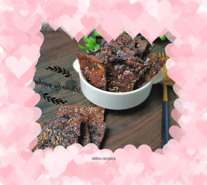 Homemade homemade pork jerky