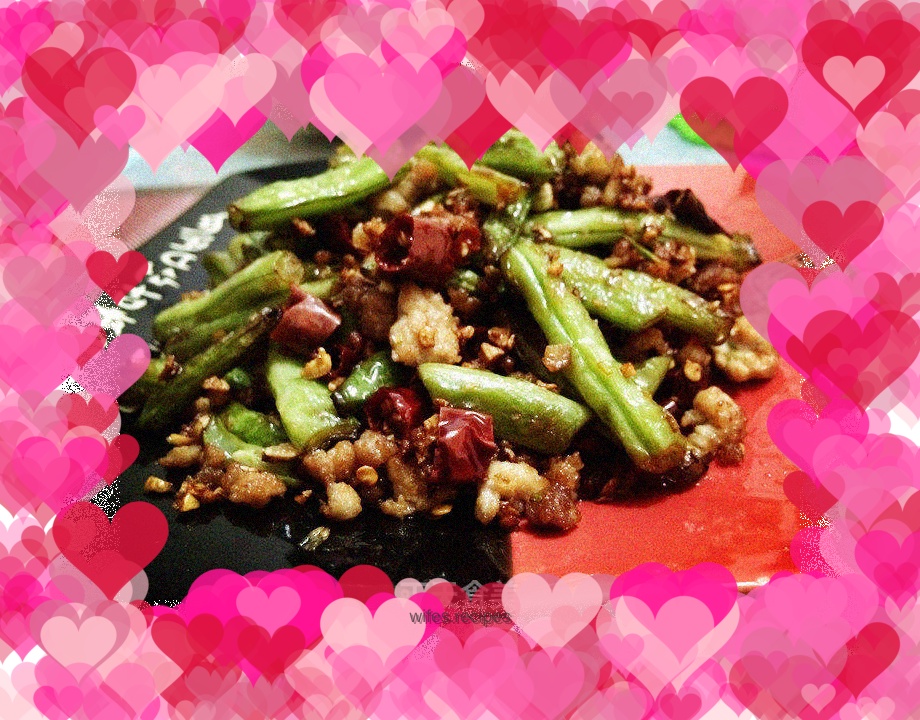 Stir-fried green beans