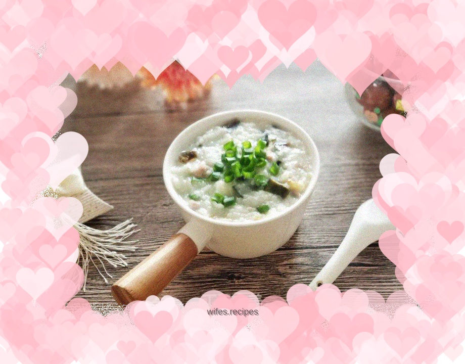 Preserved egg and lean meat porridge