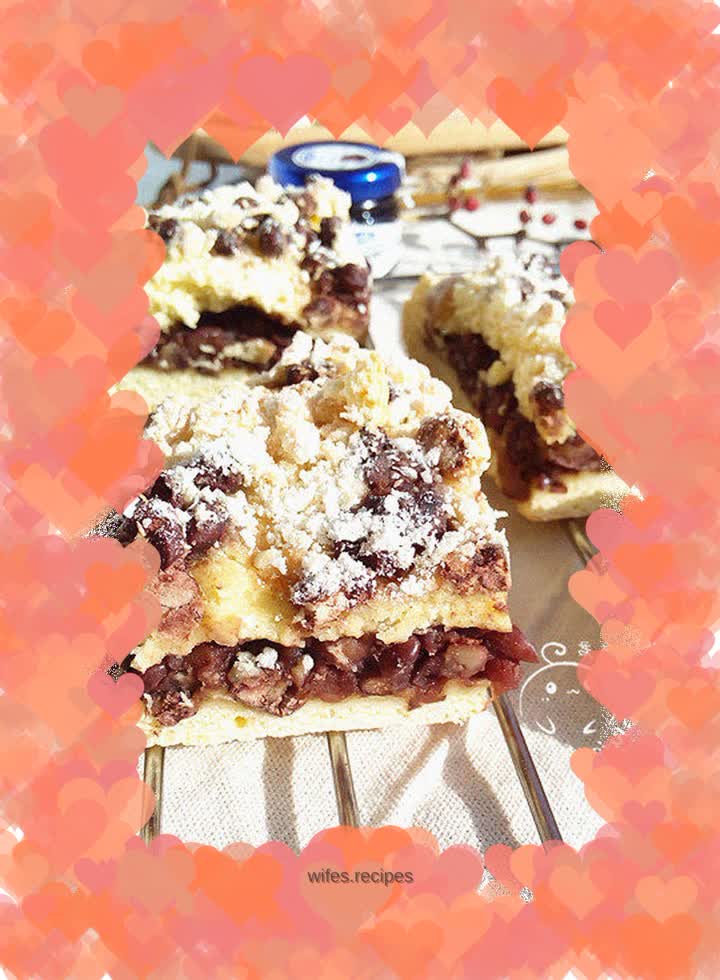 Crispy Red Bean Waffles