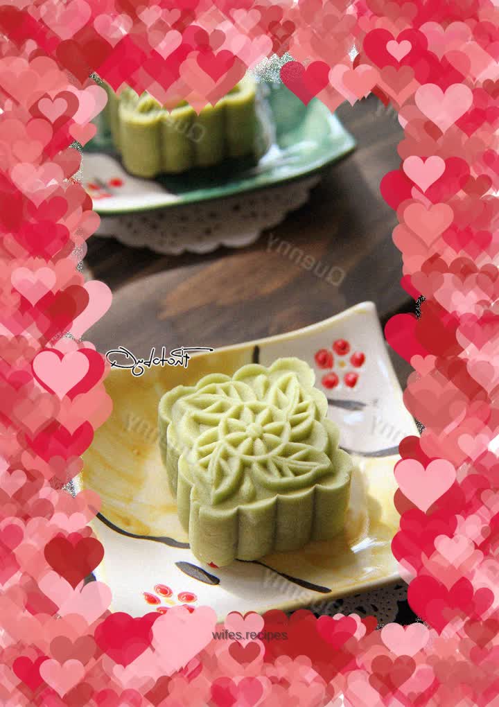 Matcha Bean Paste Momoyama Mooncake