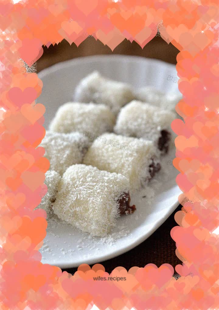 【Tomato Recipe】Snowflake Glutinous Rice Cake—a delicious and delicious treat for guests
