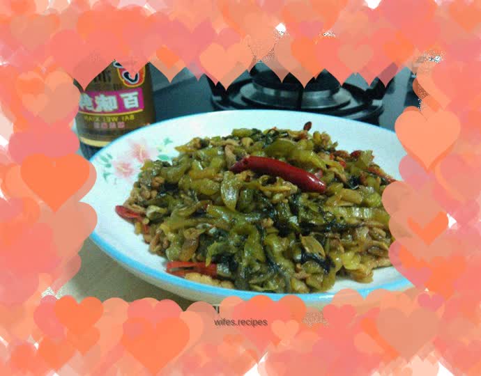 Fried pickled cabbage