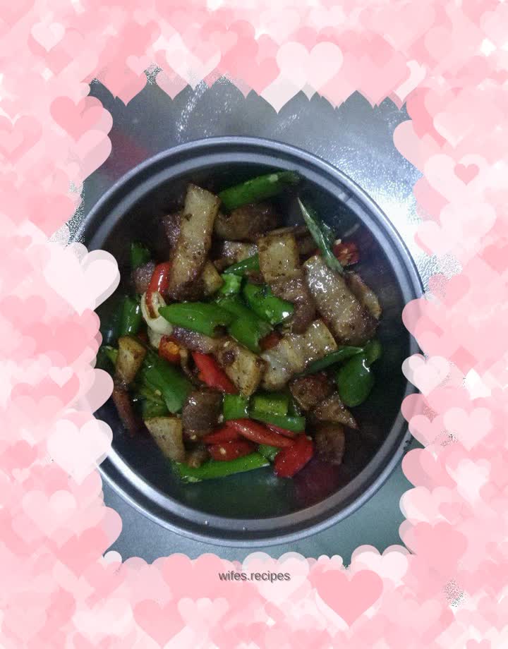 Spicy stir-fried pork belly