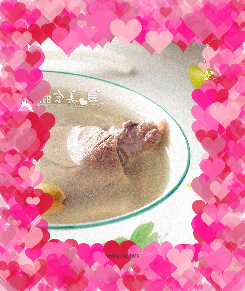 Olive Pork Lung Soup