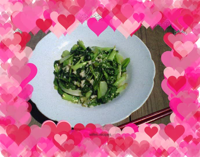 Stir-fried baby cabbage