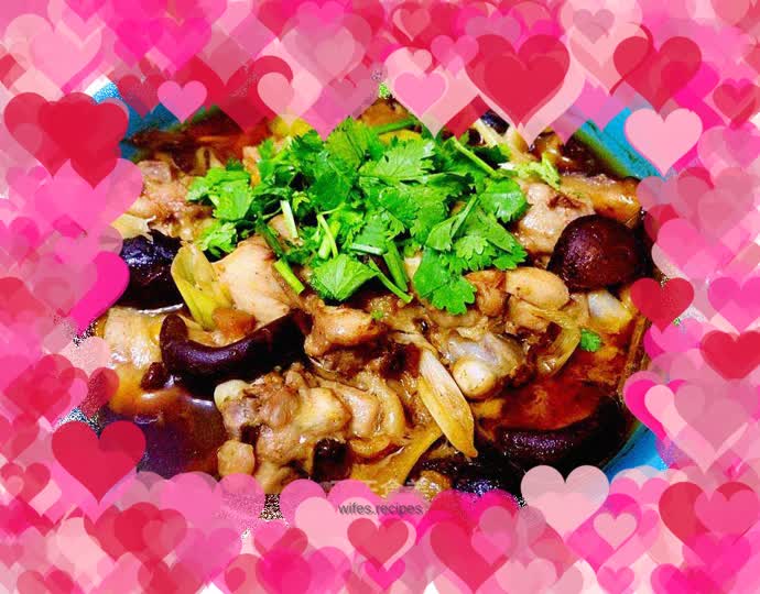 Steamed Chicken with Mushrooms