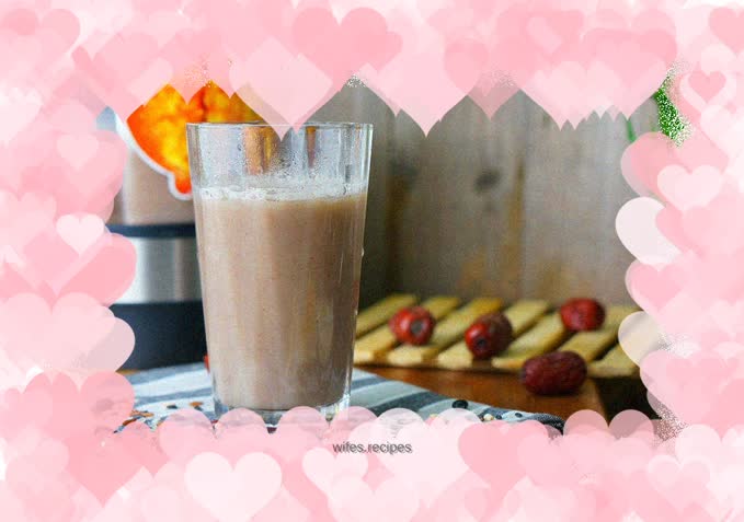 Red date cereal pulp