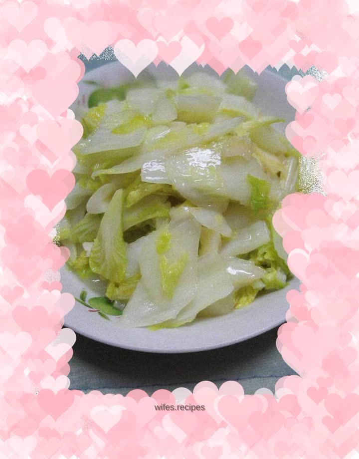 Stir-fried baby cabbage