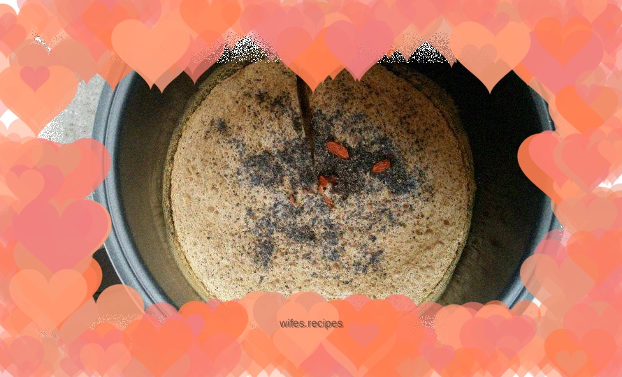 Portuguese berry, black sesame and high Lego rice cooker cake