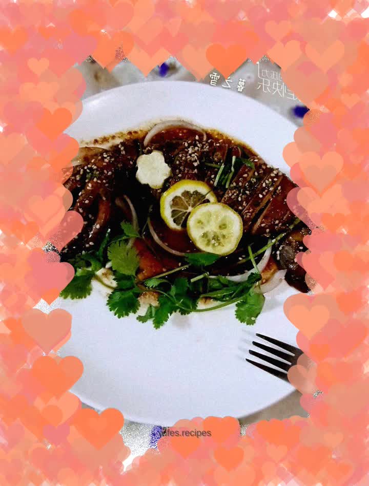 Braised Squid with Sauce